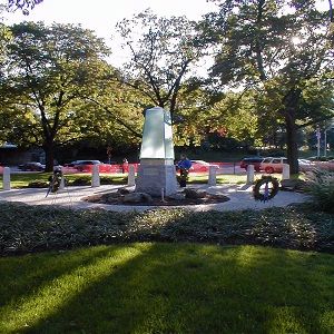Liriope around 9-11 Memorial in Westfield, NJ